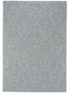 Covor interior/exterior Cleo Beige/Turquoise