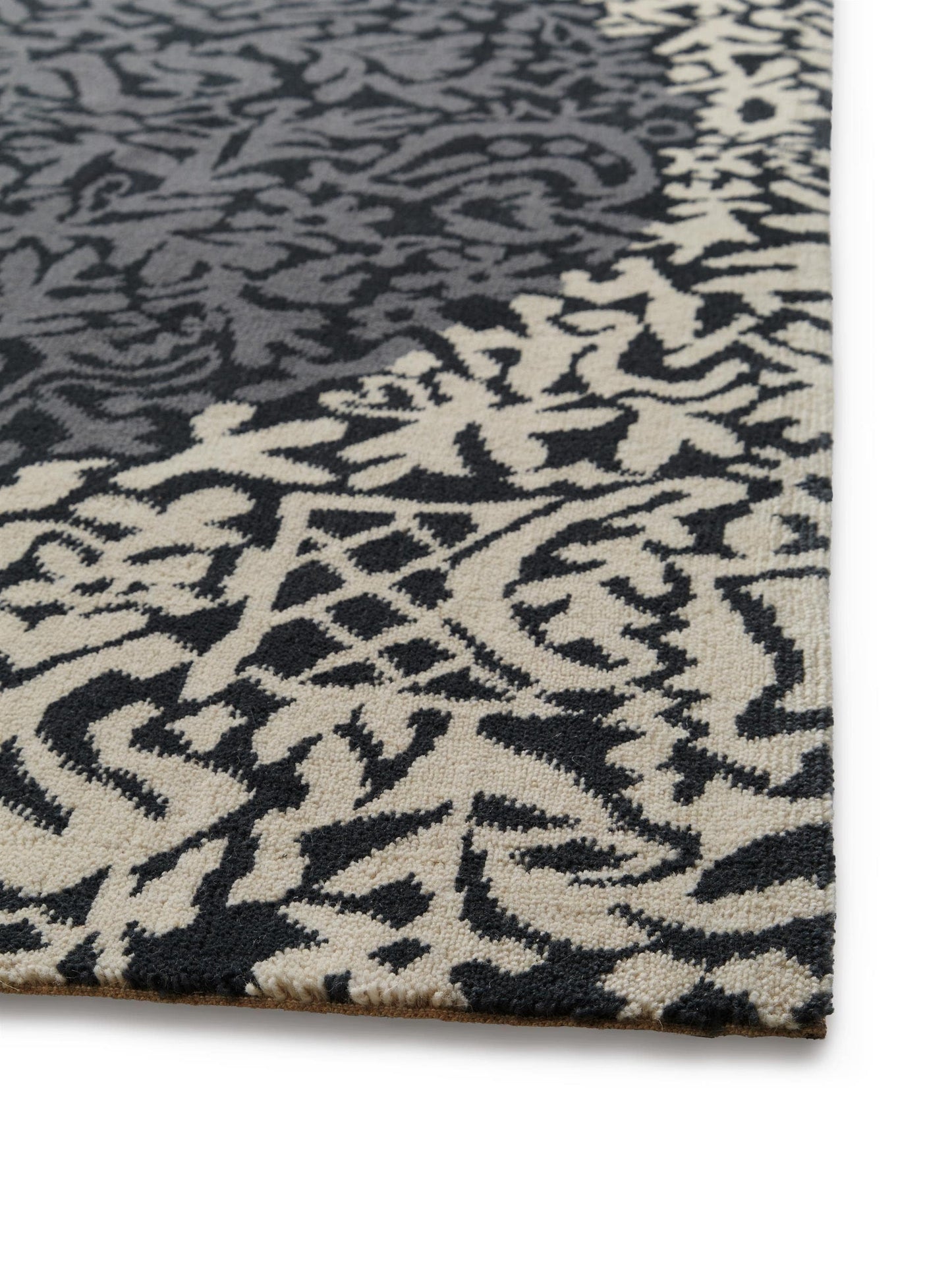 Covor de lână Nesta Charcoal/Beige 