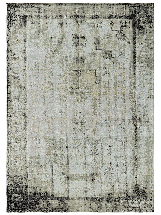 Covor țesătură plată Frencie Black/Grey 