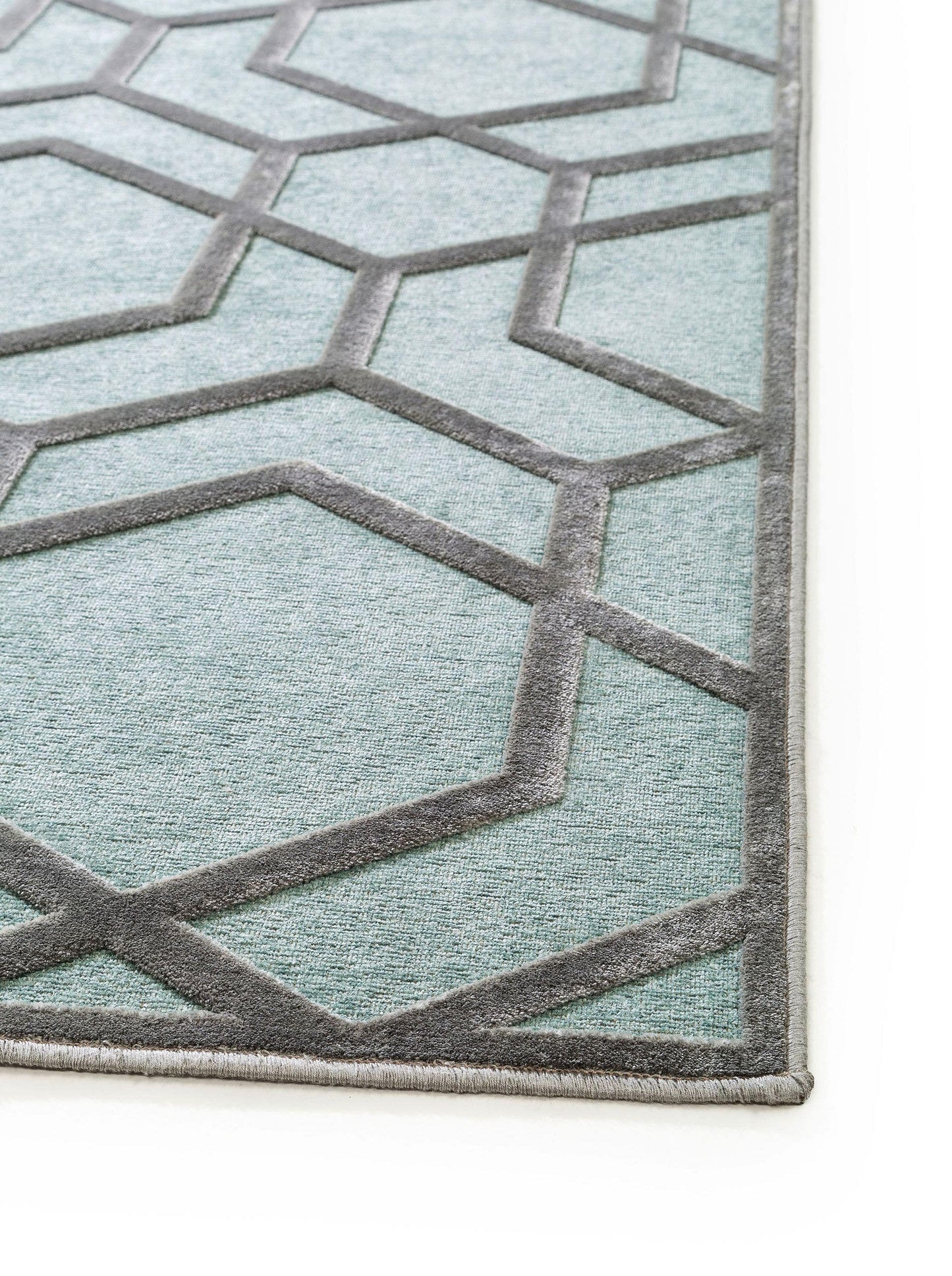 Covor din vâscoză Woody Light Blue 