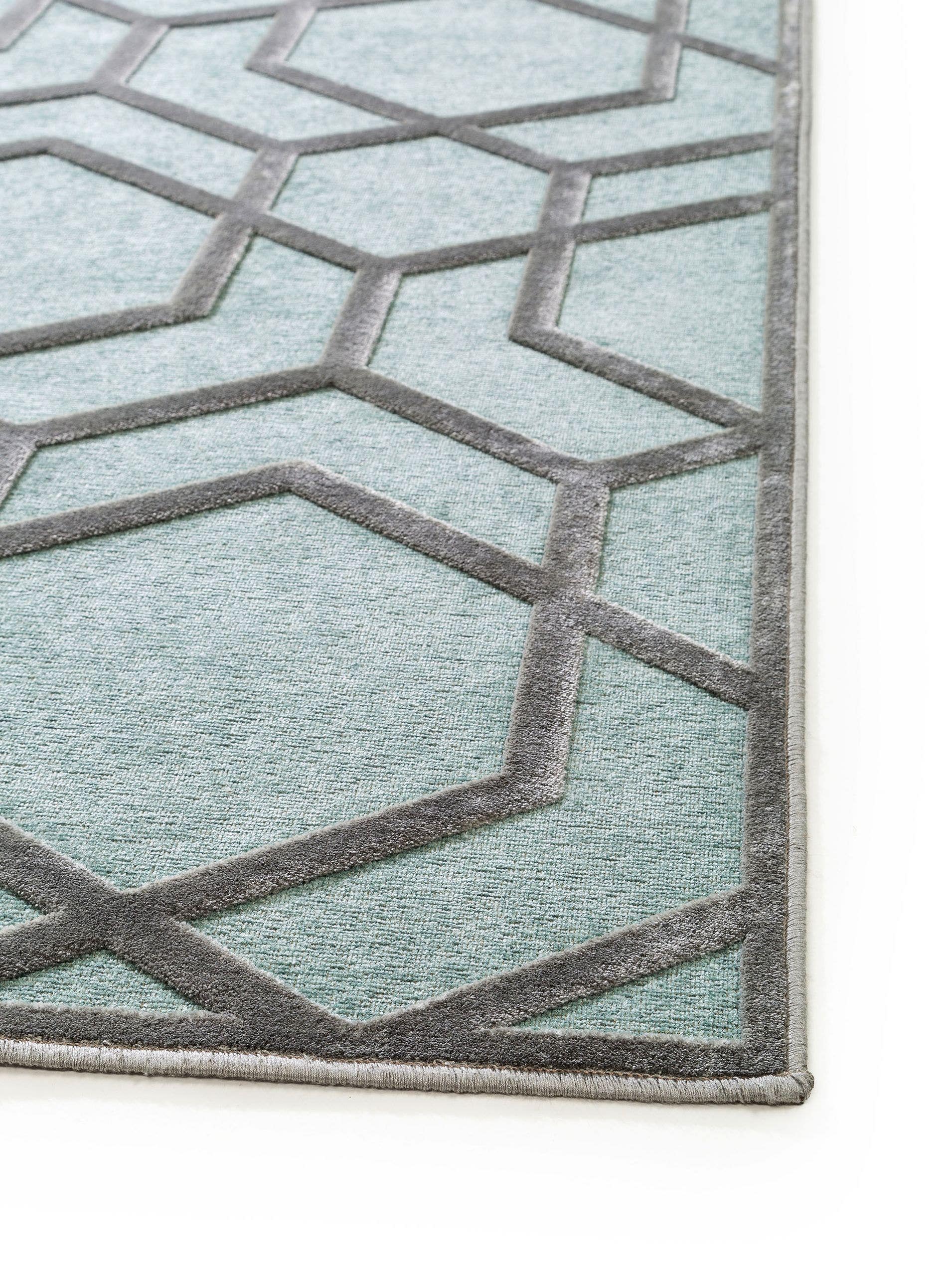 Covor din vâscoză Woody Light Blue 