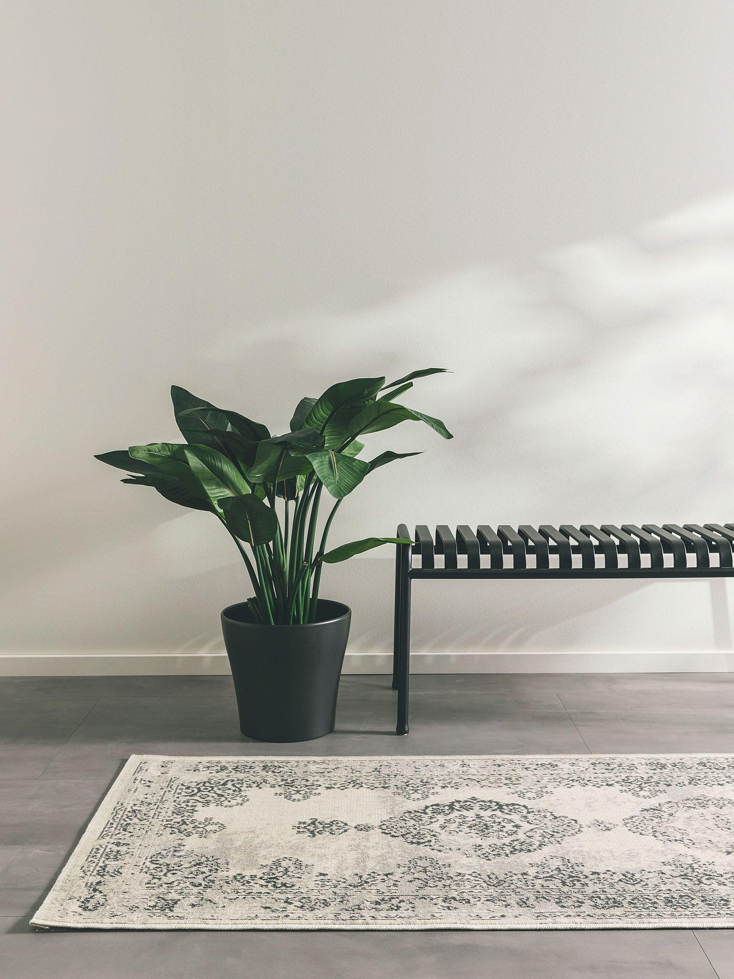 Covoraș îngust/preș - interior/exterior Antique Black/Grey 