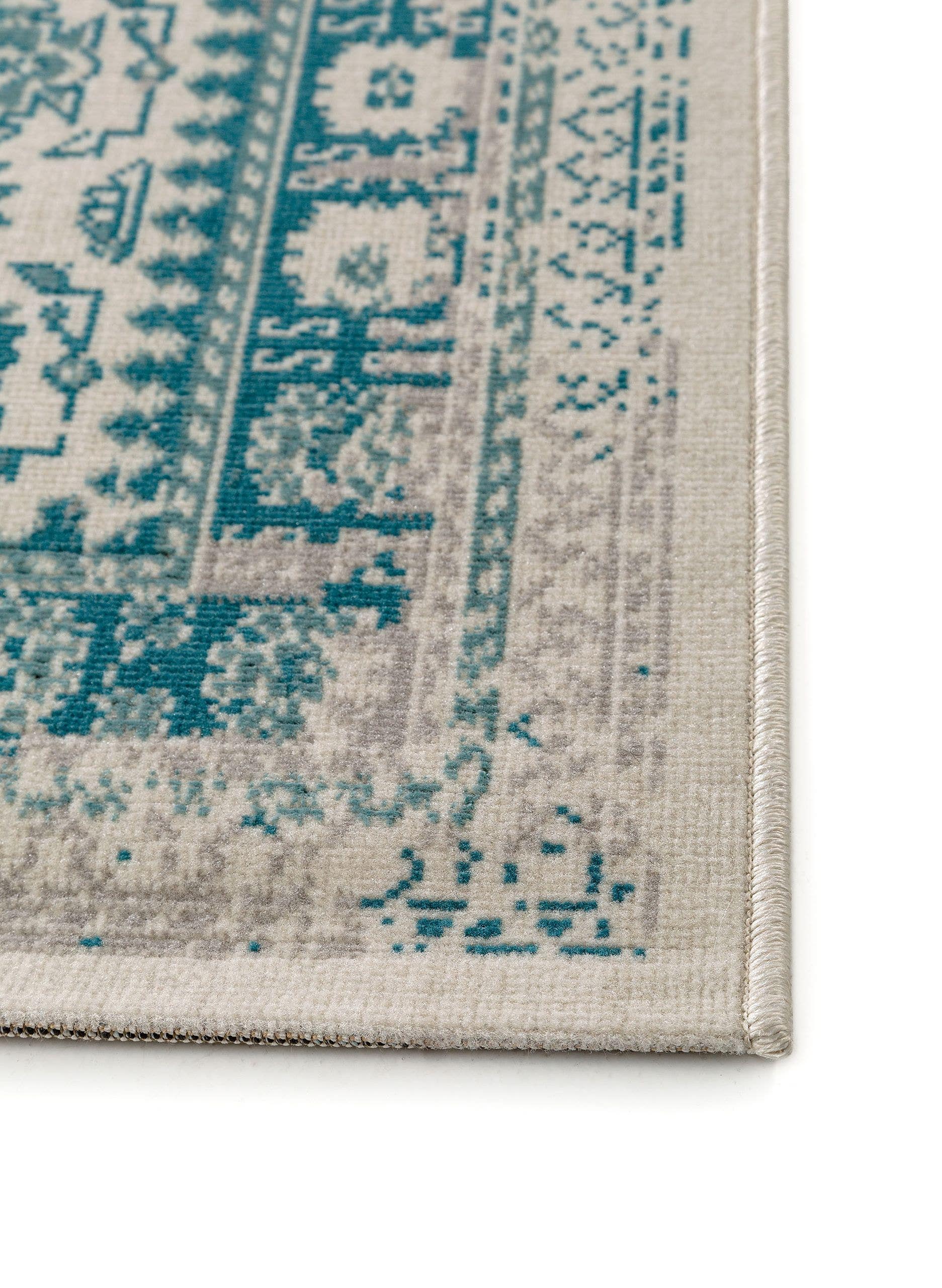 Covoraș îngust/preș - interior/exterior Antique Beige/Turquoise 