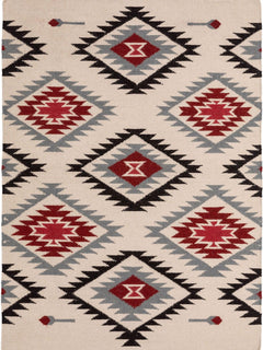 Hand Woven Kilim Zohra Beige