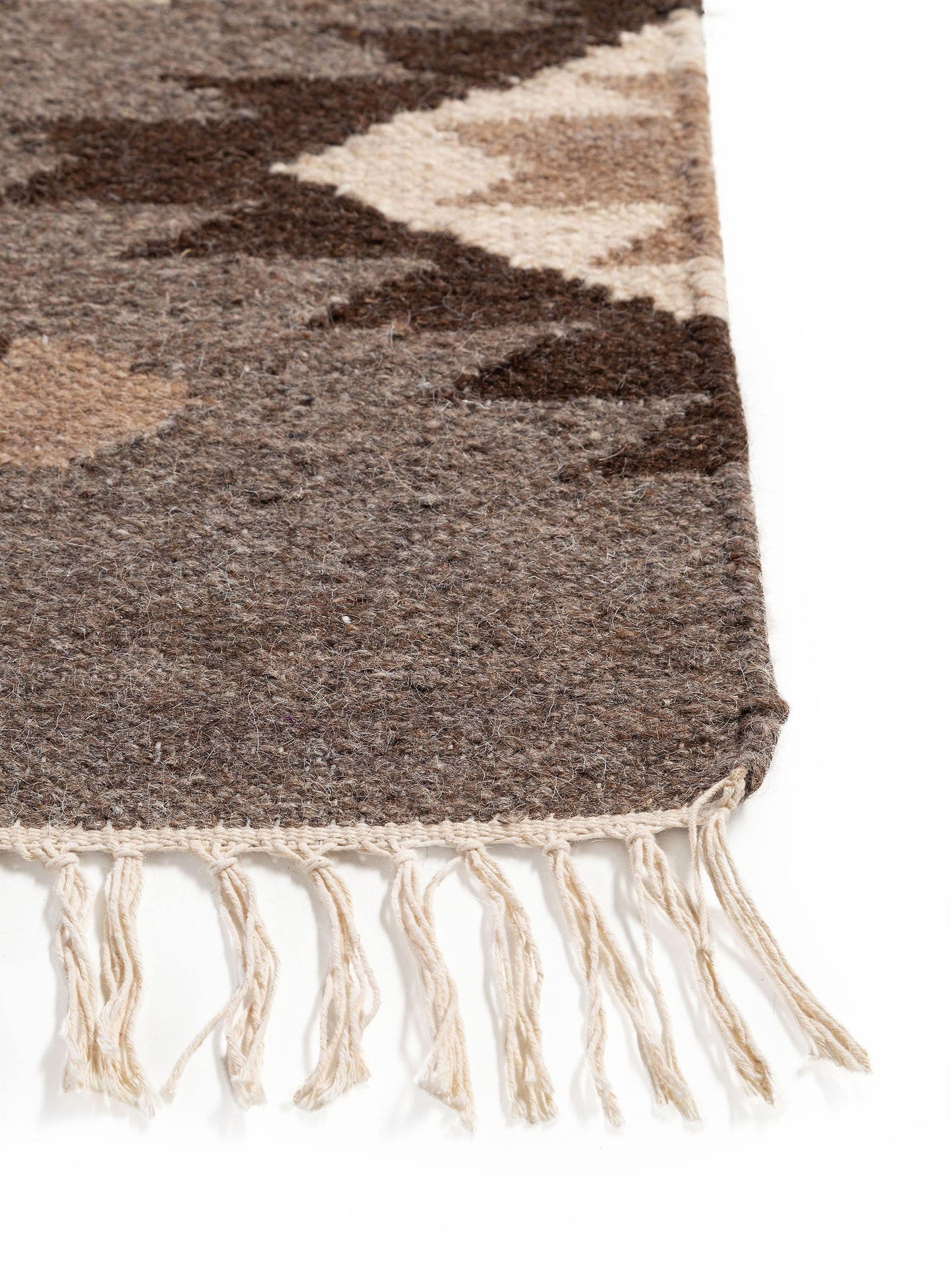 Hand Woven Kilim Zohra Taupe 