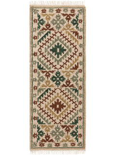 Hand Woven Kilim Zohra Green