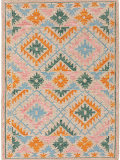 Hand Woven Kilim Zohra Multicolour/Beige