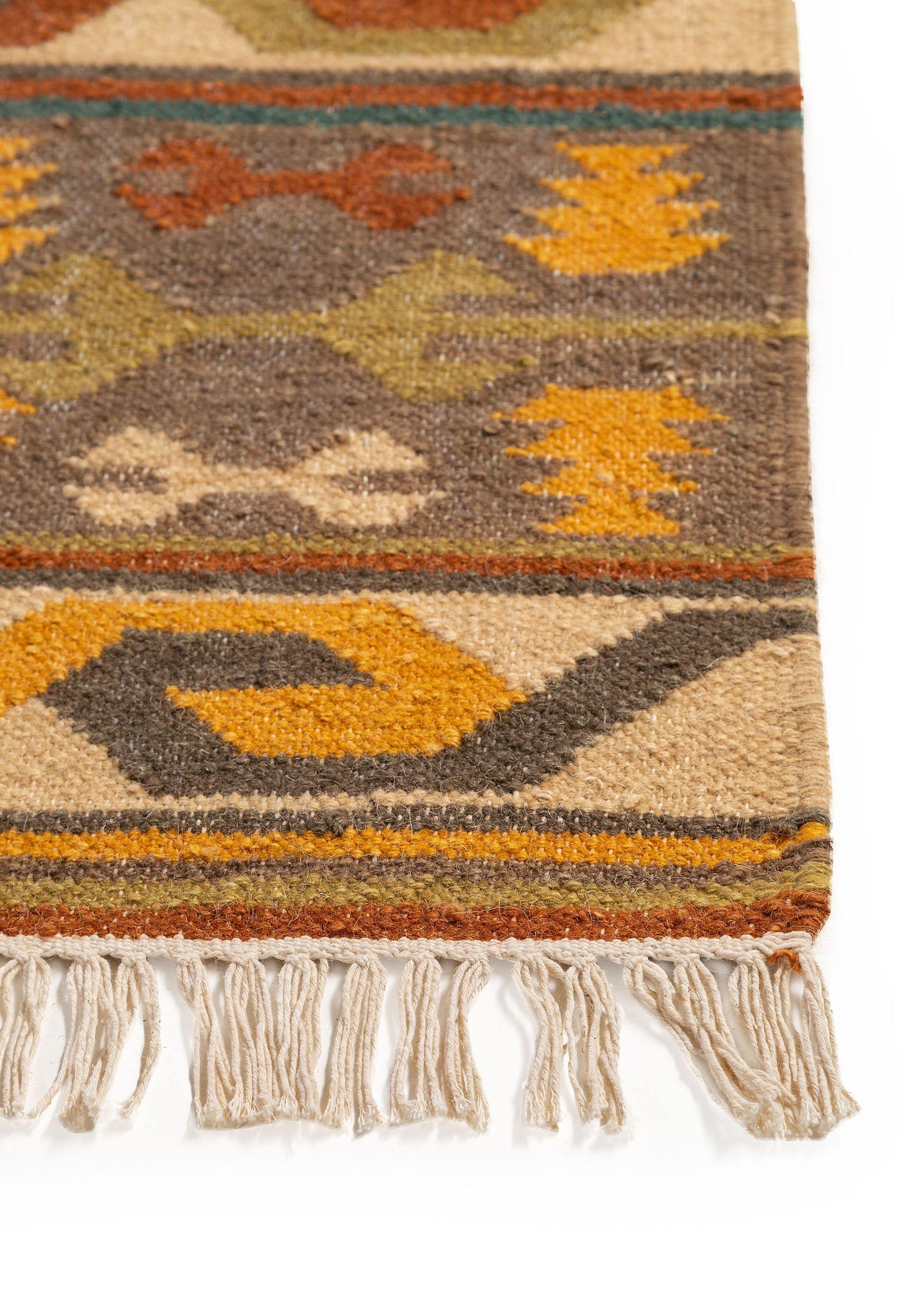 Hand Woven Kilim Zohra Multicolour 