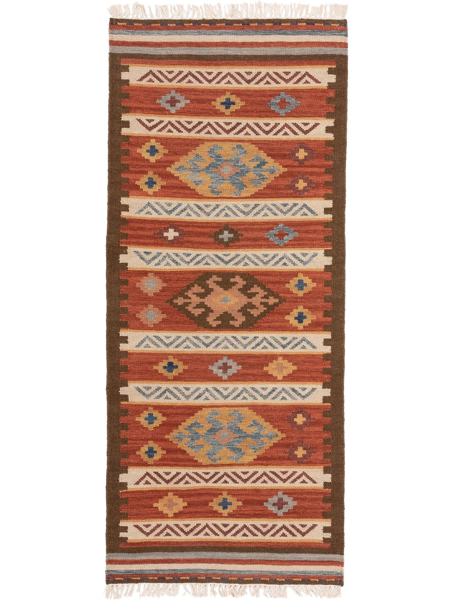 Hand Woven Kilim Zohra Multicolour/Red 