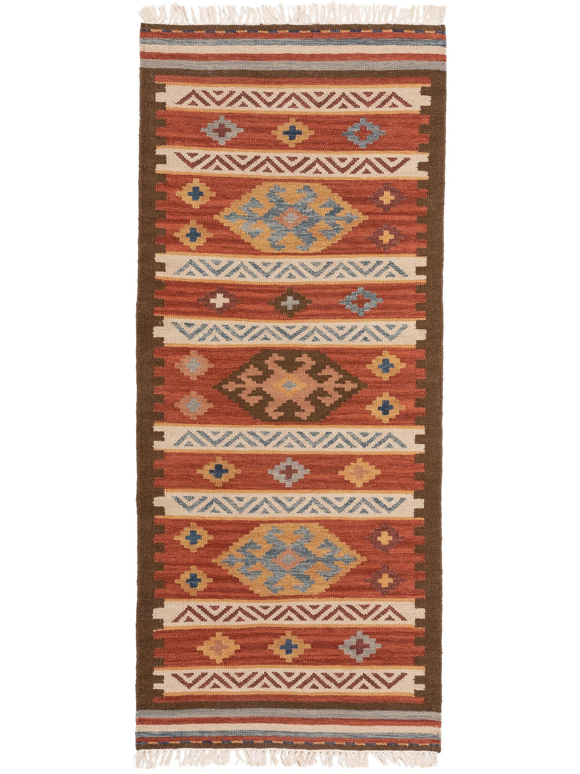 Hand Woven Kilim Zohra Multicolour/Red 