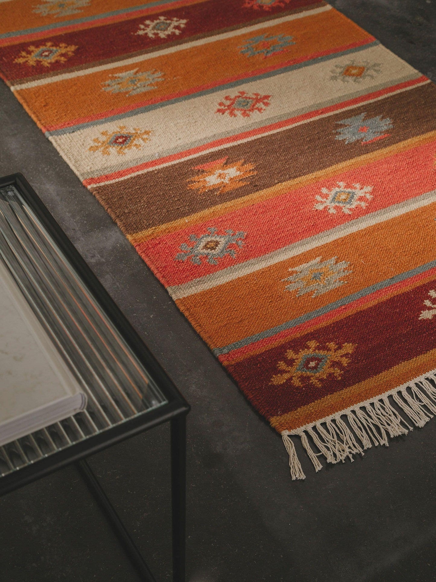 Hand Woven Kilim Zohra Multicolour 