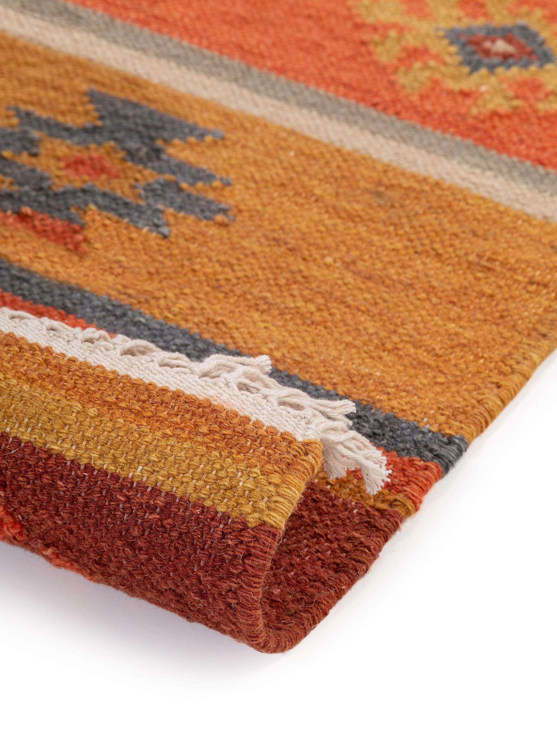 Hand Woven Kilim Zohra Multicolour 