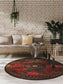 Covor rotund interior/exterior Artis Red 