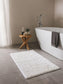 Covor de baie Bamboo White 