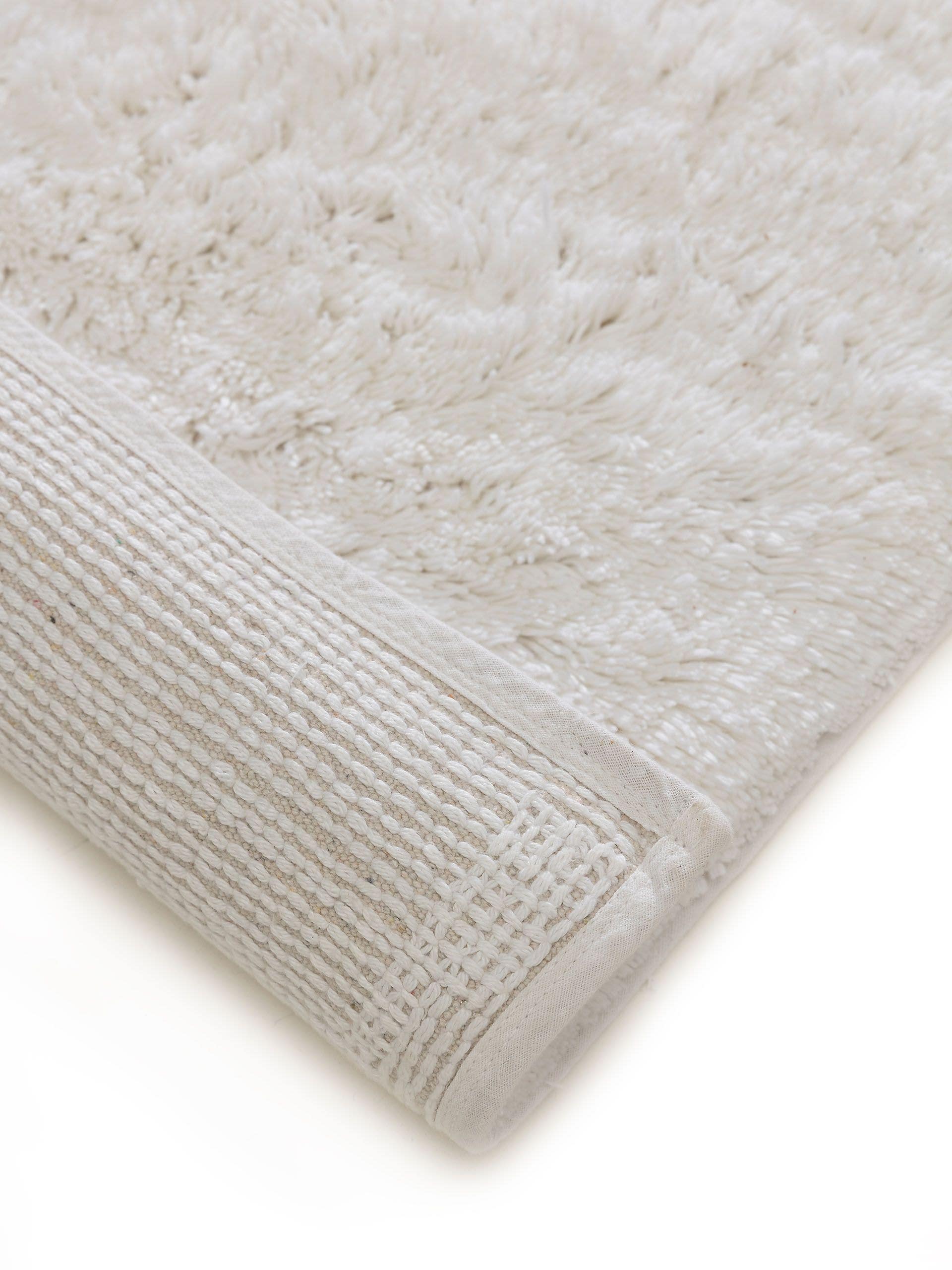 Covor de baie Bamboo White 