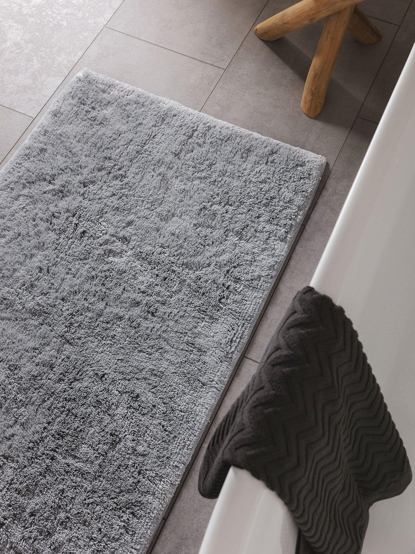 Covor de baie Bamboo Blue/Grey 
