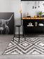 Covor interior/exterior Cleo White/Black 