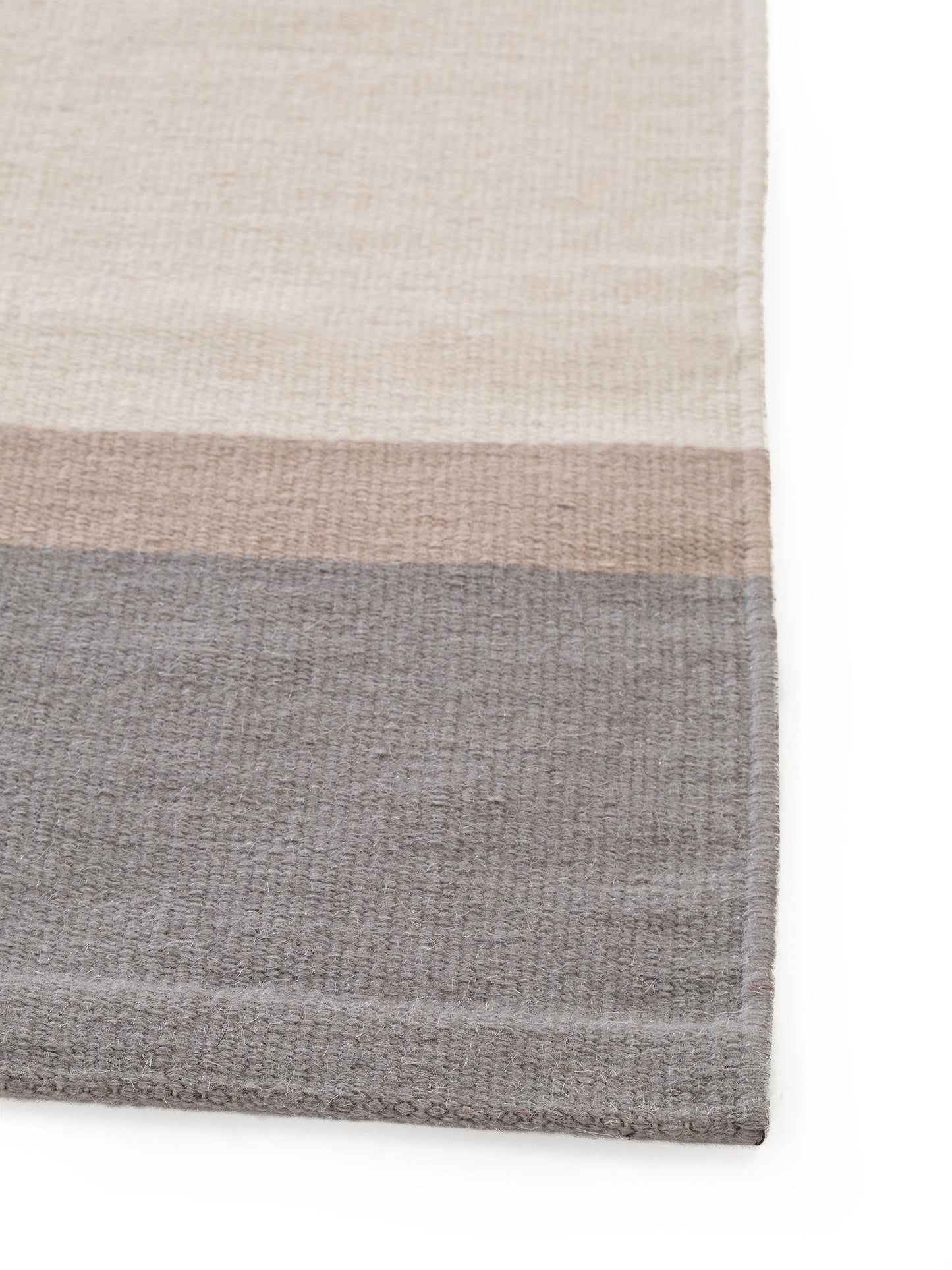 Covor de lână New Stripes Cream/Grey 
