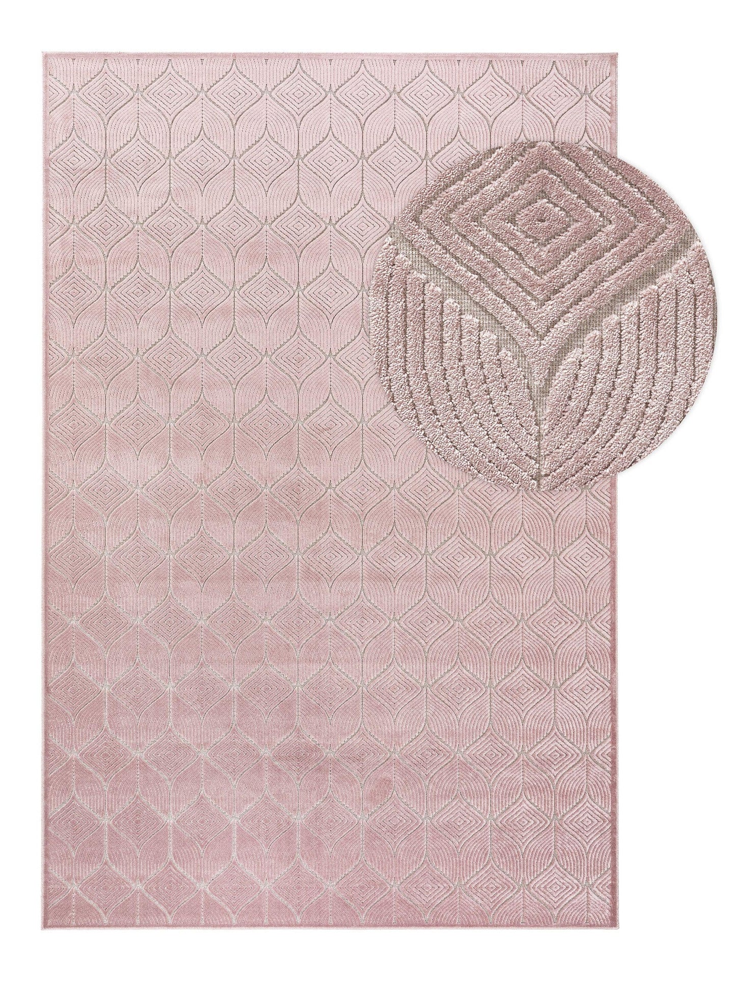 Covor din vâscoză Woody Rose 