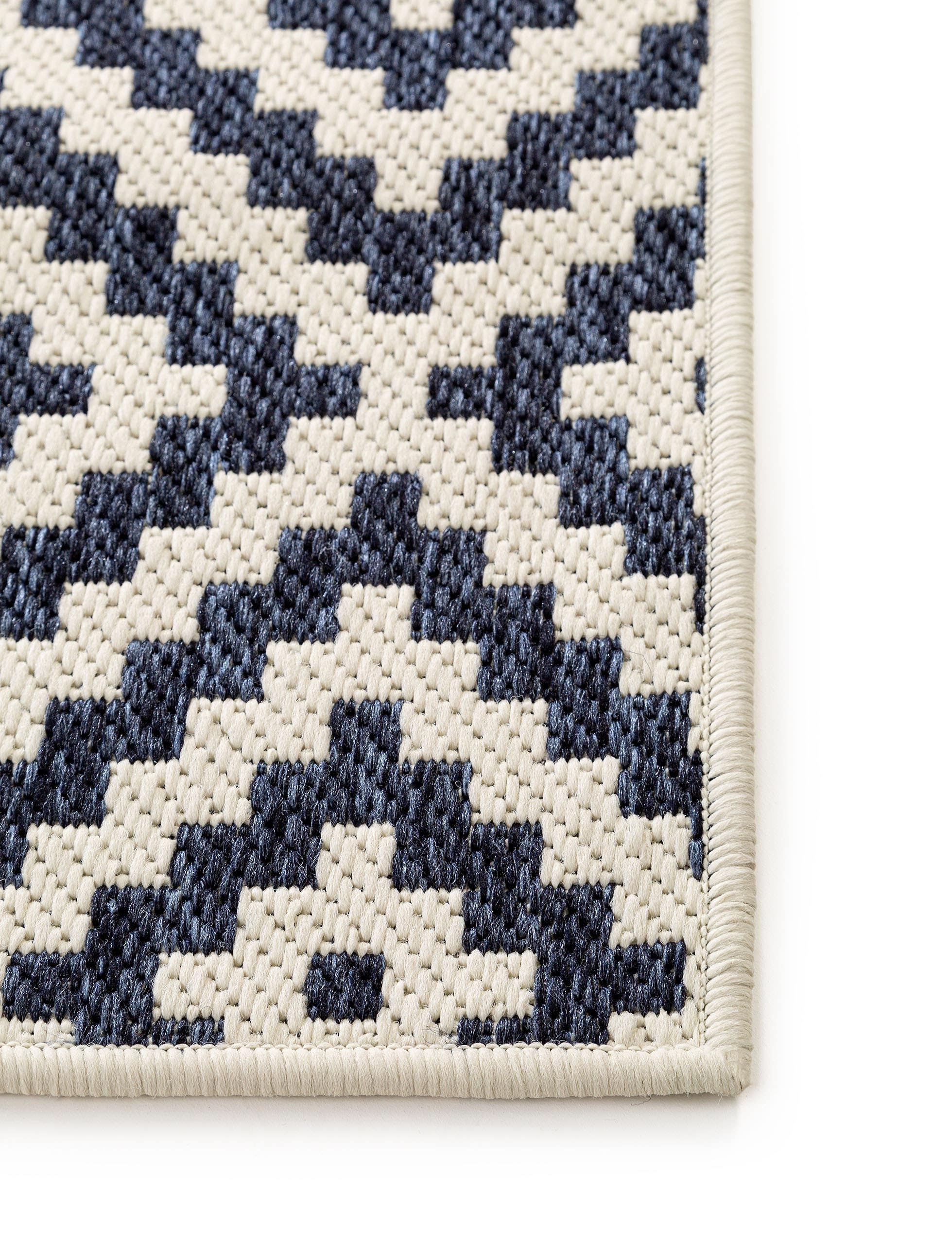 Covor reversibil Terrazzo Grey/Blue 