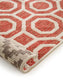 Covor reversibil Terrazzo Beige/Red 