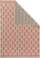 Covor reversibil Terrazzo Beige/Red 