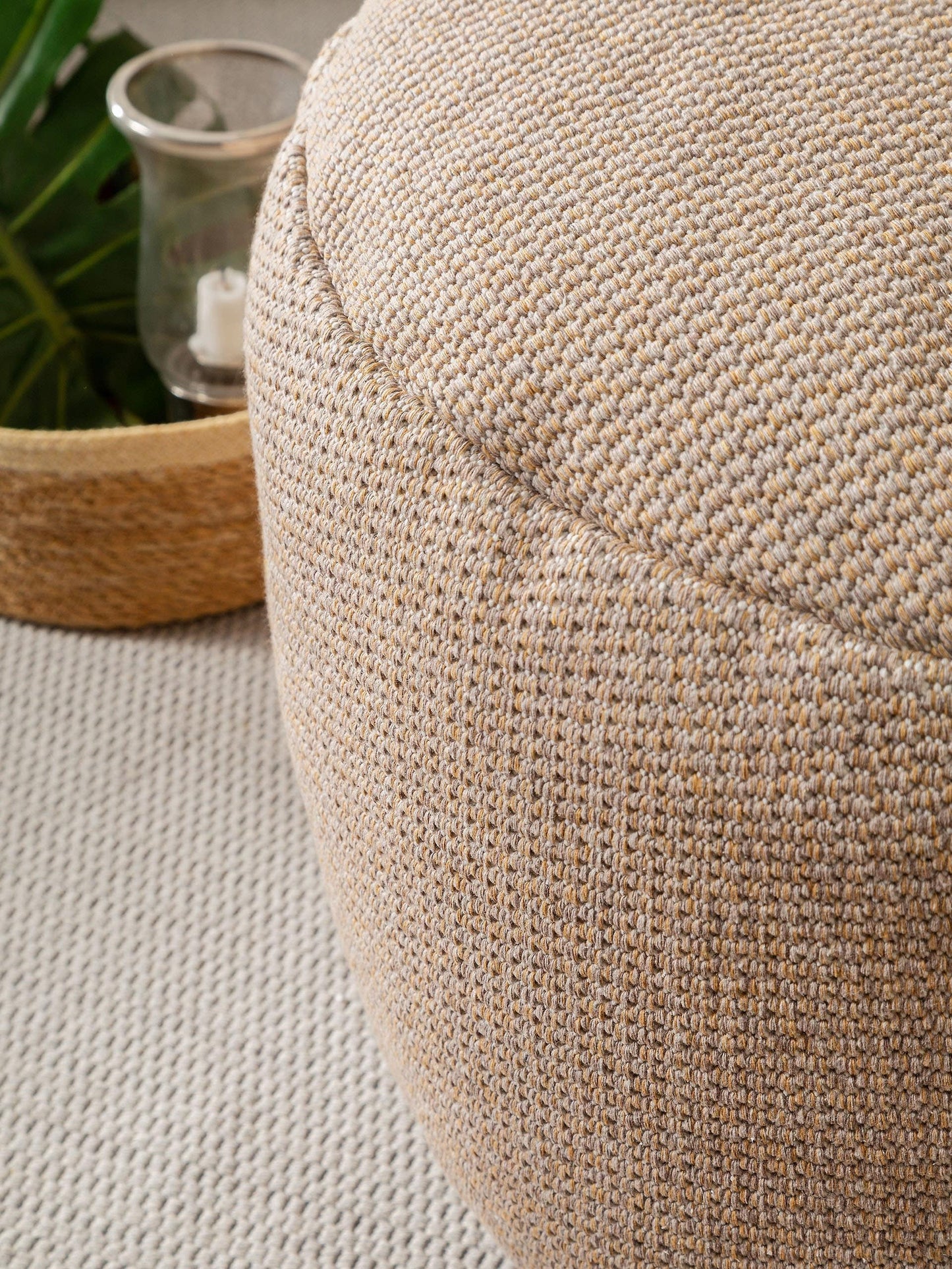 Pouf/taburet Bora Taupe 