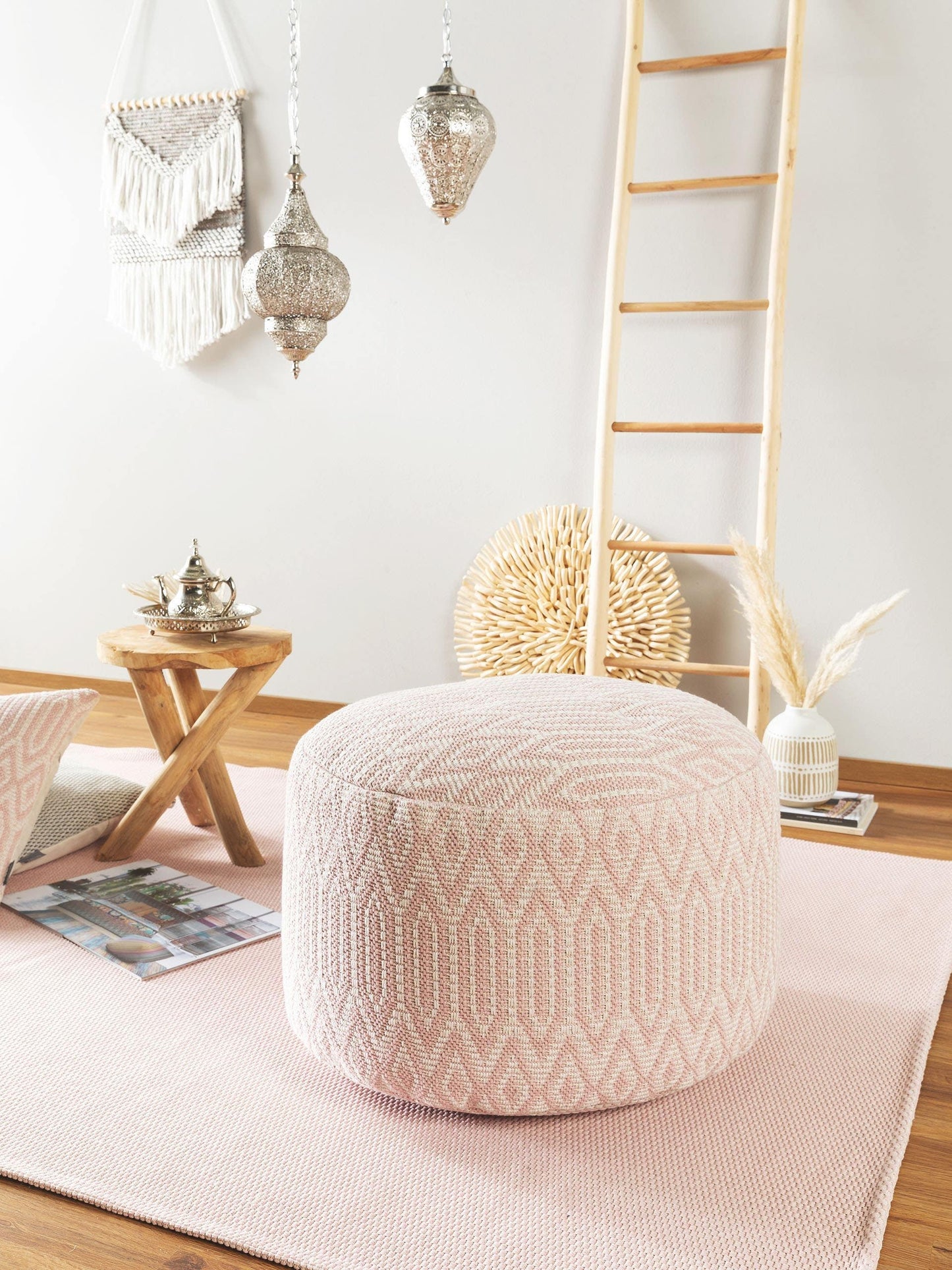 Pouf/taburet Ibiza Rose 