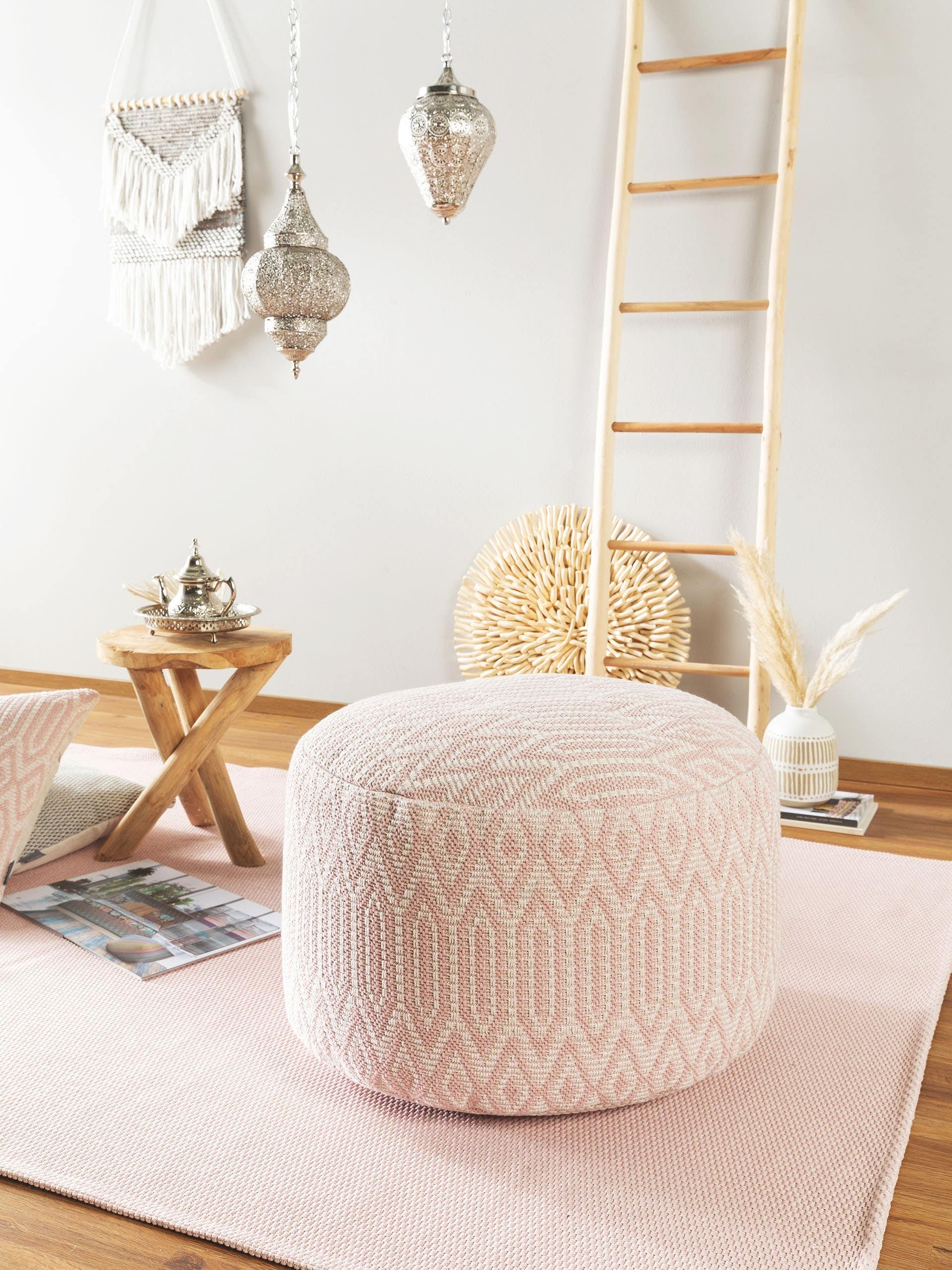 Pouf/taburet Ibiza Rose 