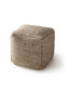 Handmade Wool Pouf/taburet Rocco Taupe 