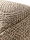 Handmade Wool Pouf/taburet Rocco Taupe 