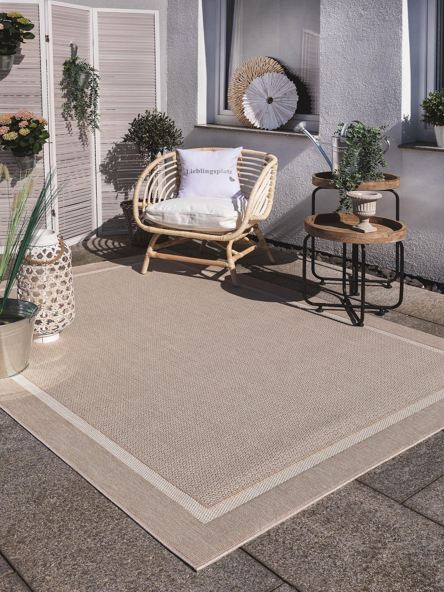 Covor interior/exterior Niel Cream/Beige 