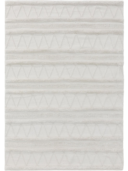 Covor din materiale reciclate Toni Ivory 