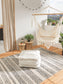 Covor interior/exterior Jerry Black/White 