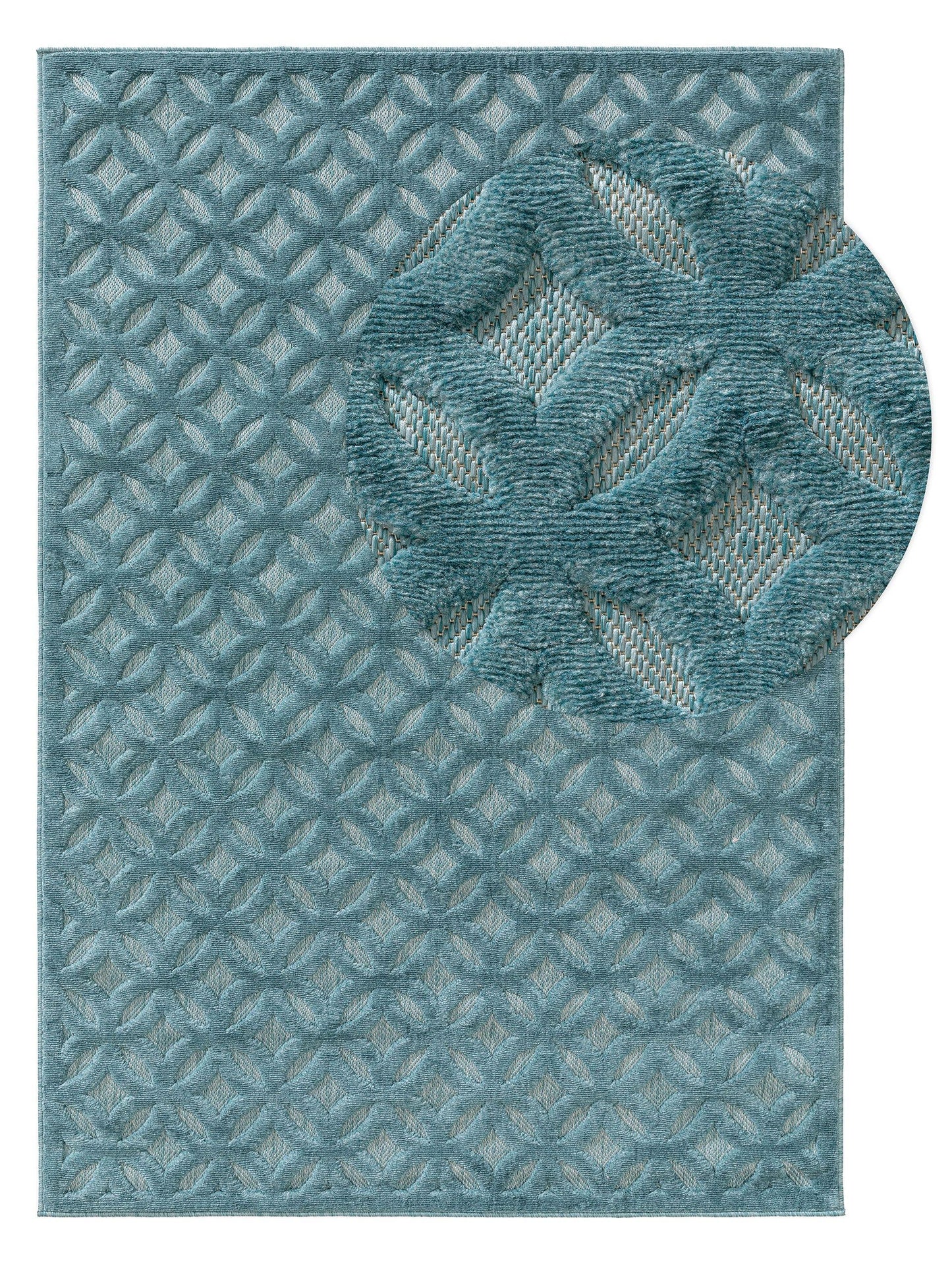 Covor interior/exterior Bonte Turquoise 