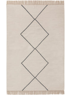 Hand Woven Kilim Vince Ivory