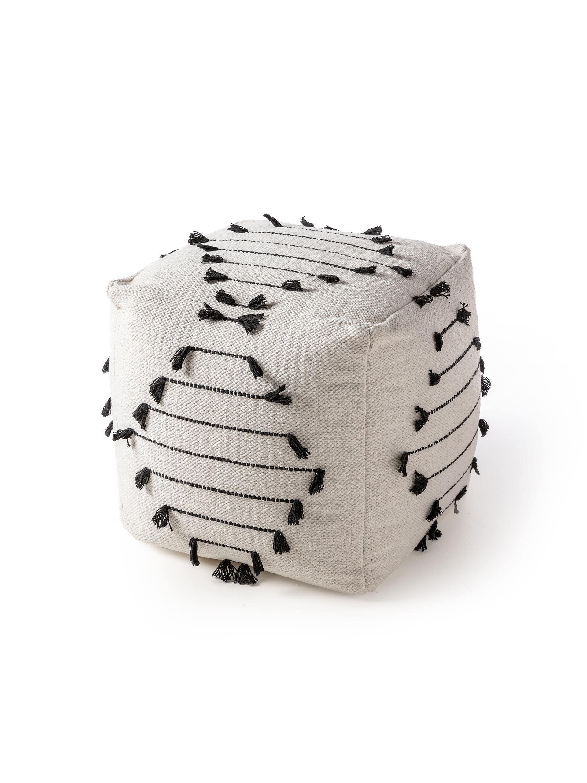 Pouf/taburet Bo Ivory 