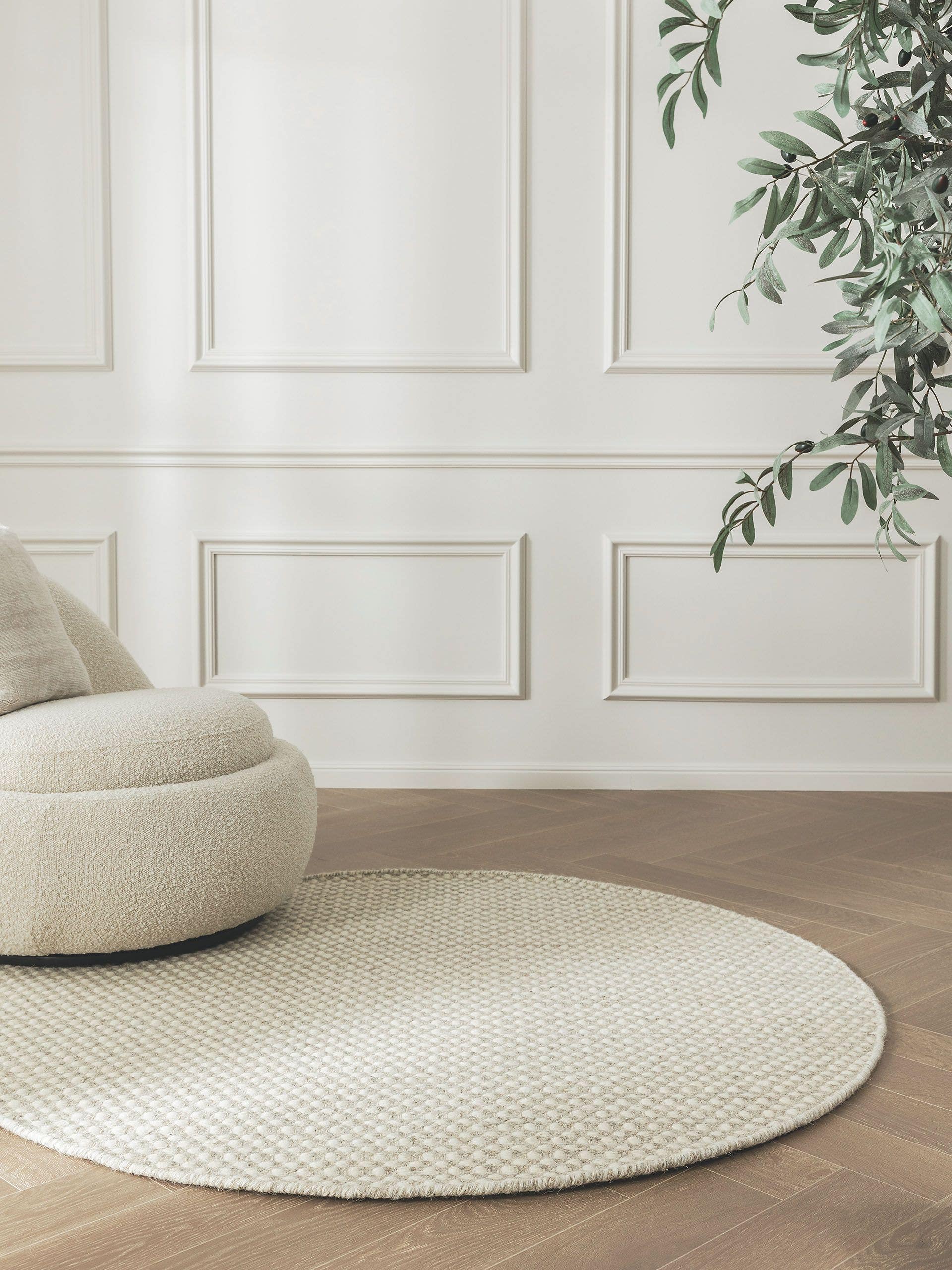 Covor rotund Covor Hector Beige 