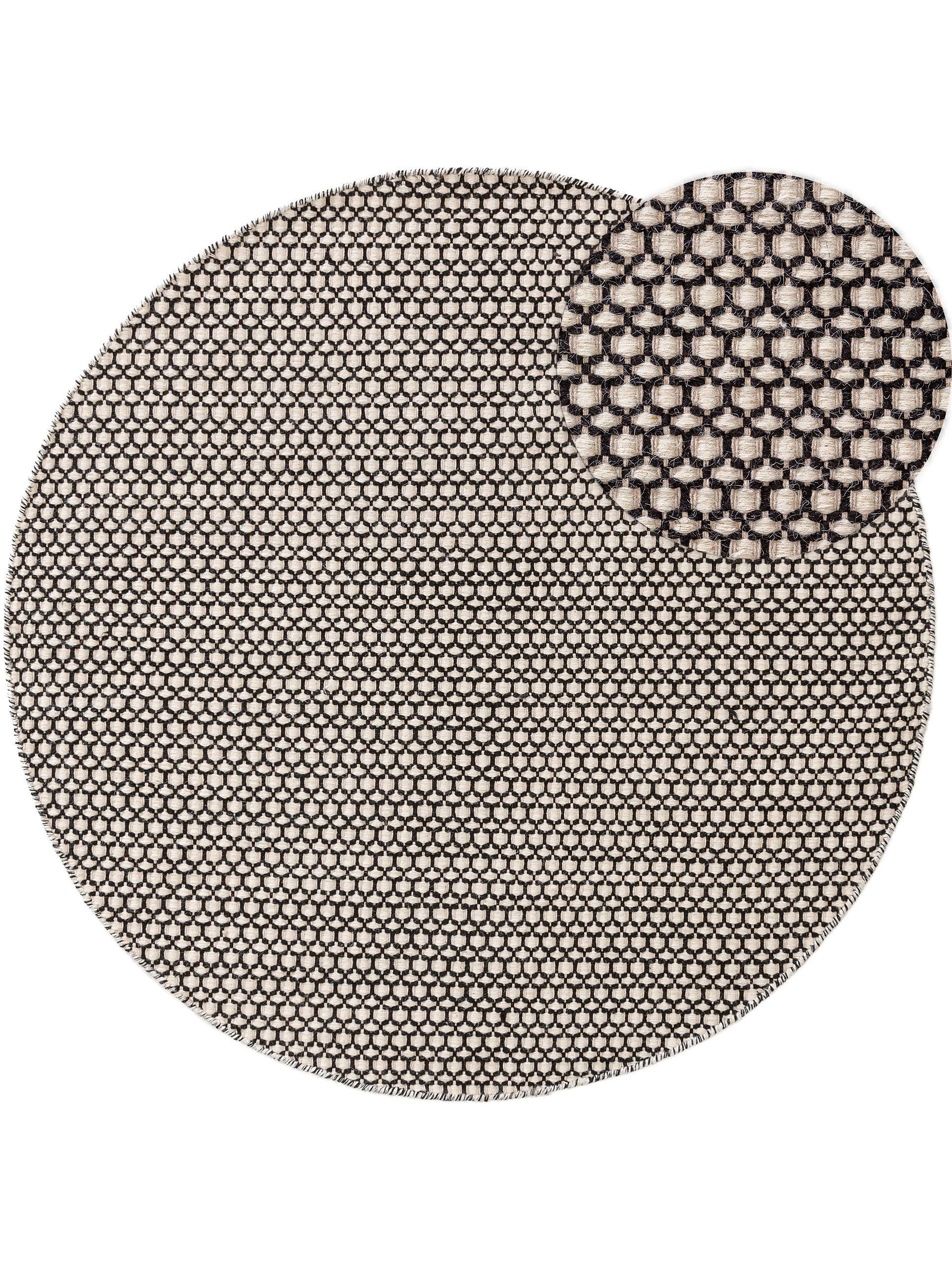 Covor rotund Covor Hector Beige/Black 