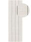 Covor din materiale reciclate Gaia White 