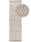 Covor din materiale reciclate Mimpi Light Grey 