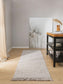 Covor din materiale reciclate Mimpi Light Grey 