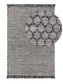 Covor din materiale reciclate Mimpi Dark Grey 