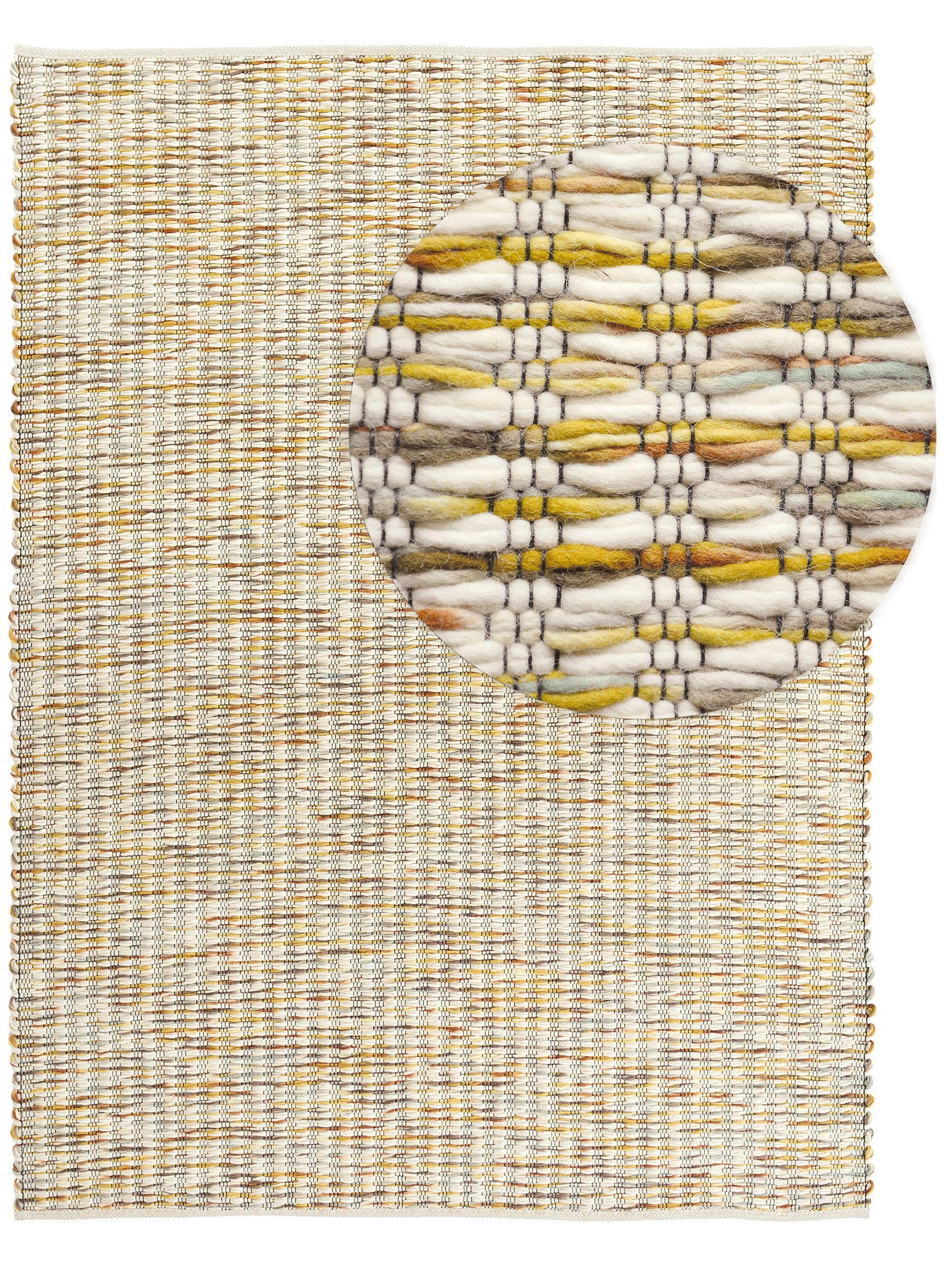 Covor de lână Grain Multicolour/Yellow 