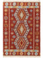 Hand Woven Kilim Zohra Multicolour/Red 