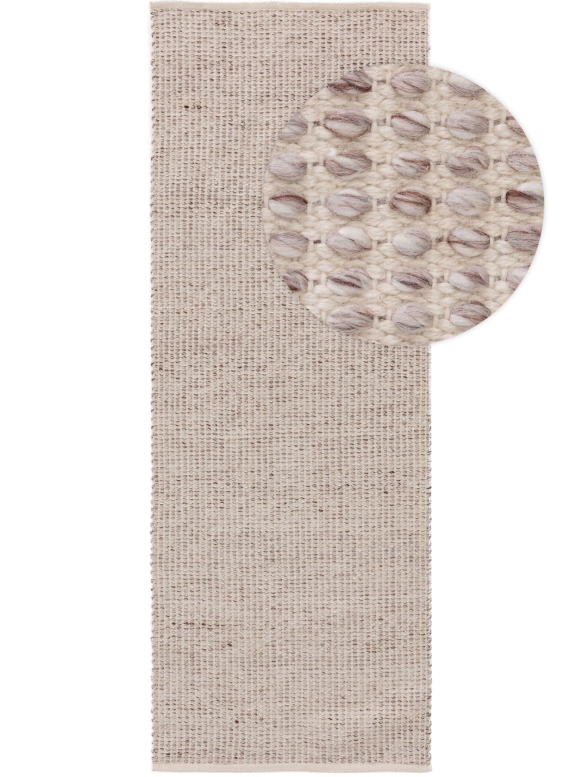 Covor din materiale reciclate Nyssa Cream/Taupe 