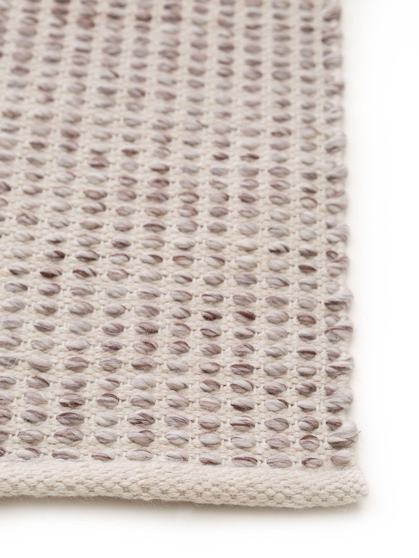 Covor din materiale reciclate Nyssa Cream/Taupe 