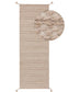 Covor din materiale reciclate Rene Beige 