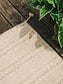 Covor din materiale reciclate Rene Beige 