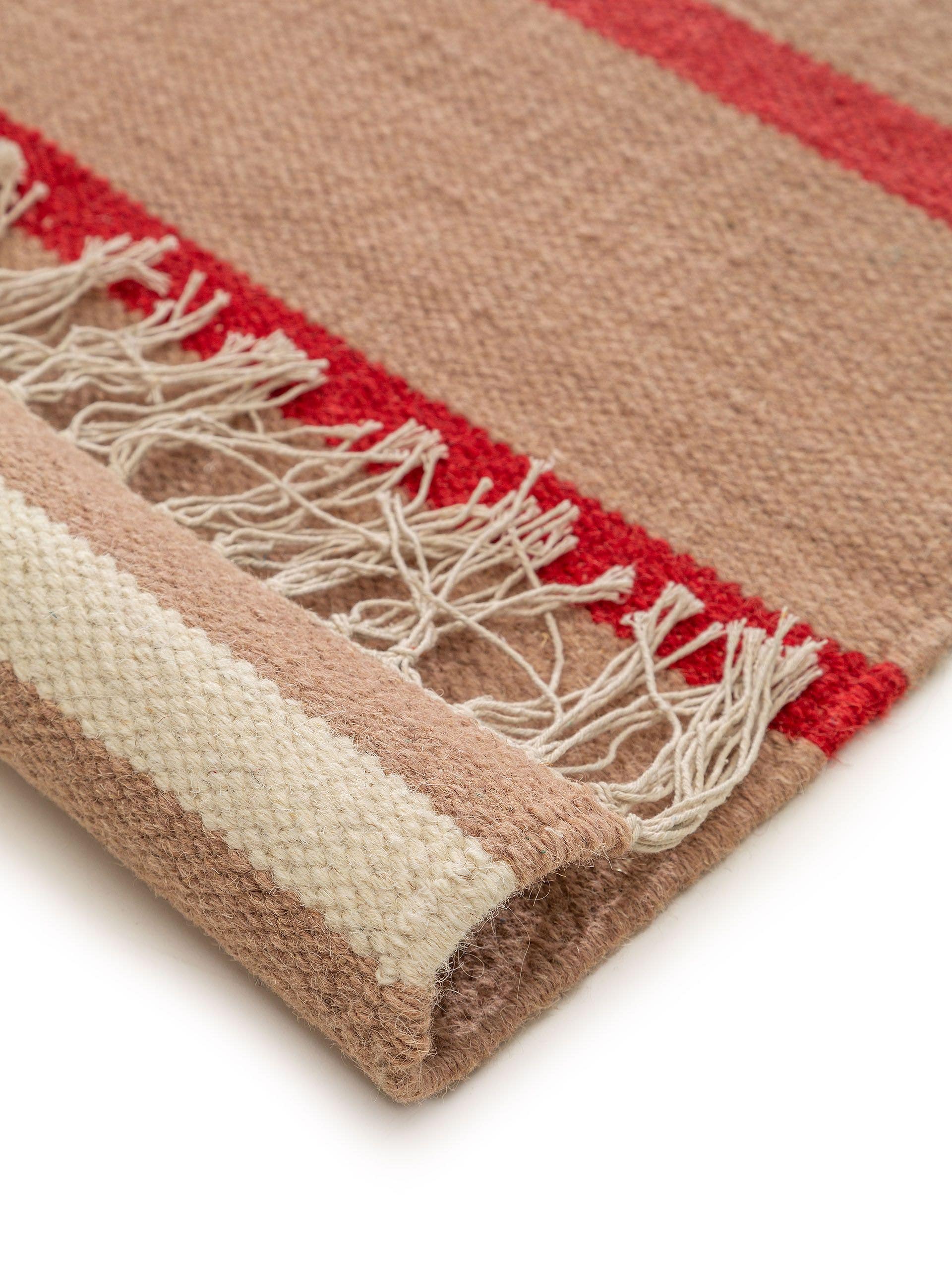 Hand Woven Kilim Zayn Red 